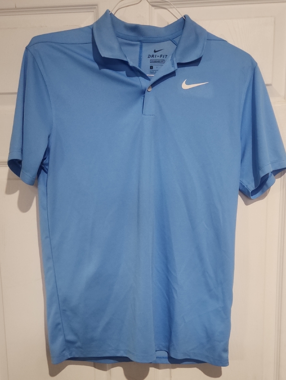 Nike Light Blue Dri-FIT Men's Polo Shirt